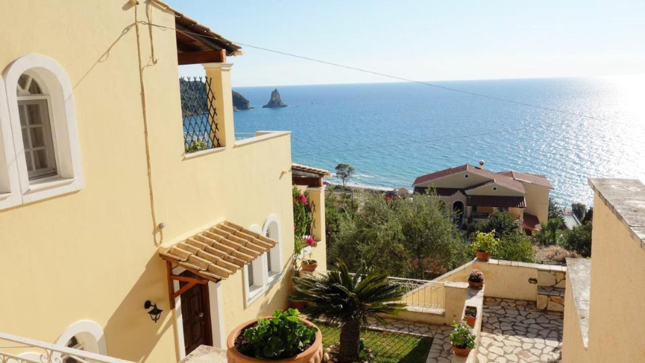 Natalia Apartment B With Panoramic Sea Views Of Agios Gordios Bay Экстерьер фото