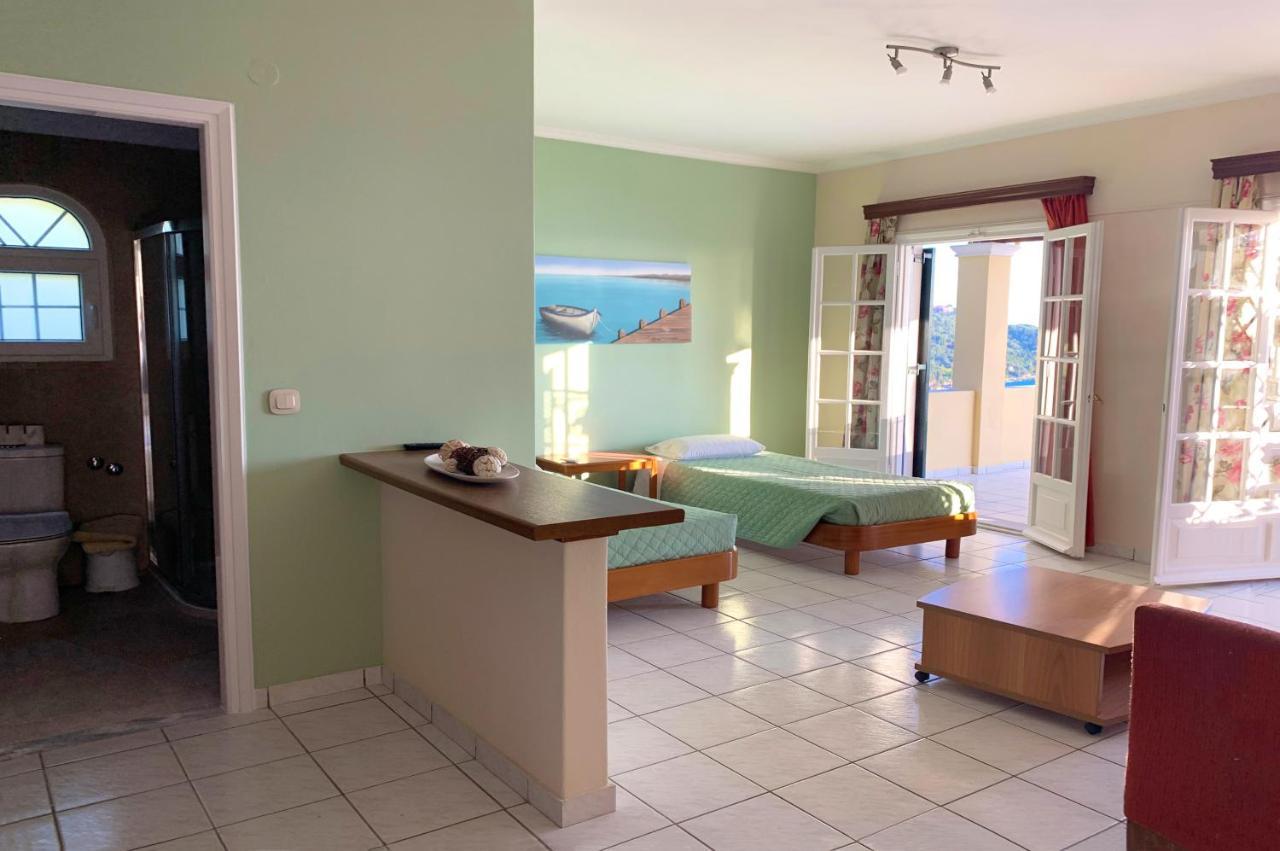 Natalia Apartment B With Panoramic Sea Views Of Agios Gordios Bay Экстерьер фото