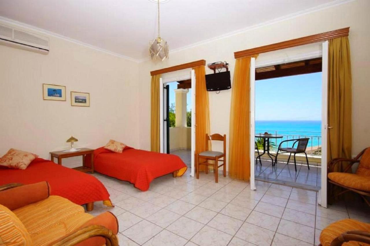 Natalia Apartment B With Panoramic Sea Views Of Agios Gordios Bay Экстерьер фото
