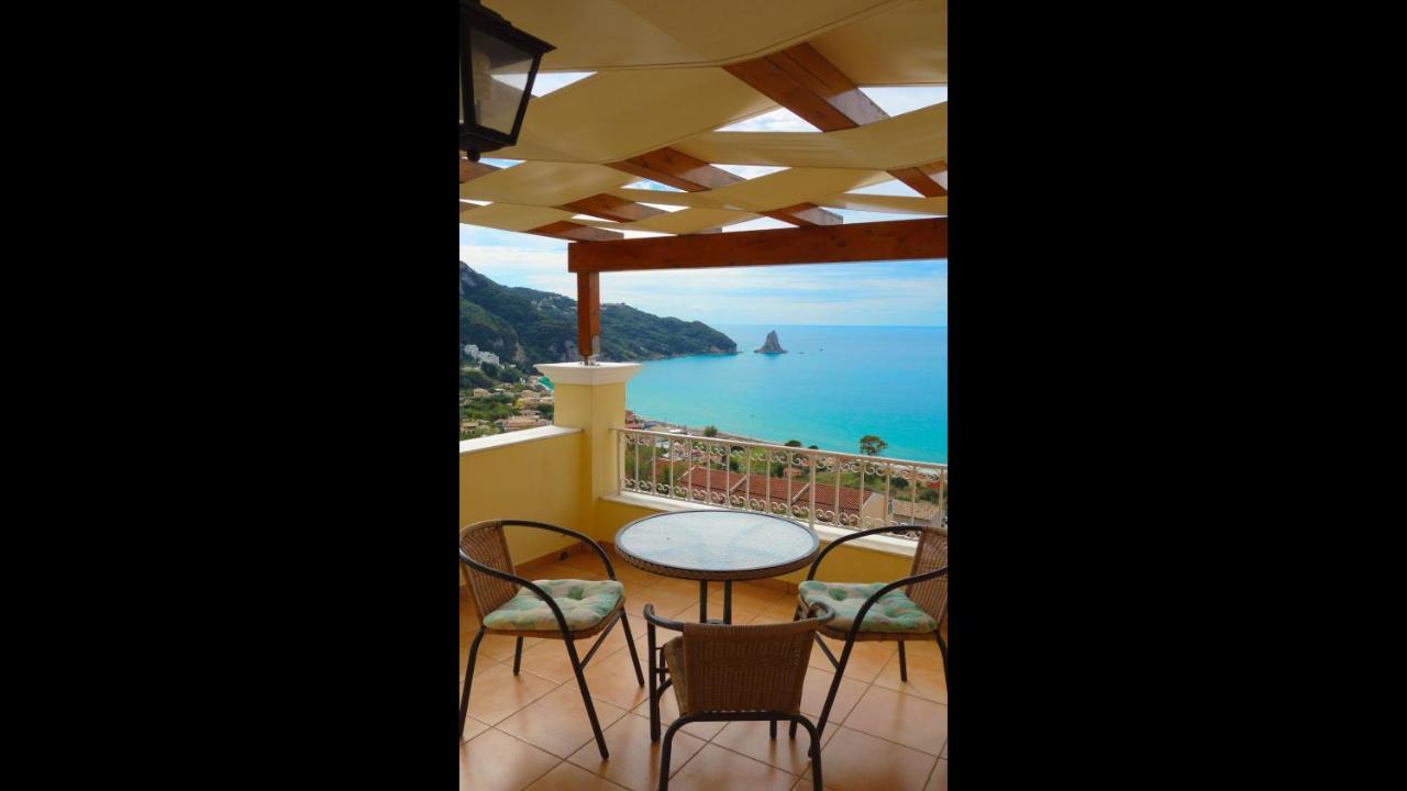 Natalia Apartment B With Panoramic Sea Views Of Agios Gordios Bay Экстерьер фото