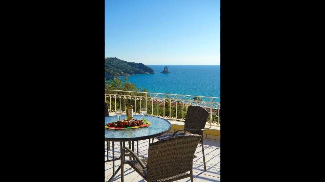 Natalia Apartment B With Panoramic Sea Views Of Agios Gordios Bay Экстерьер фото